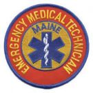 MAINE EMERGENCY MEDICAL TECHNICIAN "EMT" Shoulder Patch